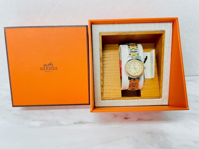 ブランド品 エルメス クリッパー レディース 腕時計