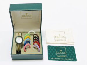 静岡県藤枝市で【グッチ（GUCCI）チェンジベゼル買取】ブランド品を売るなら買取おりづる藤枝駅前店へ！