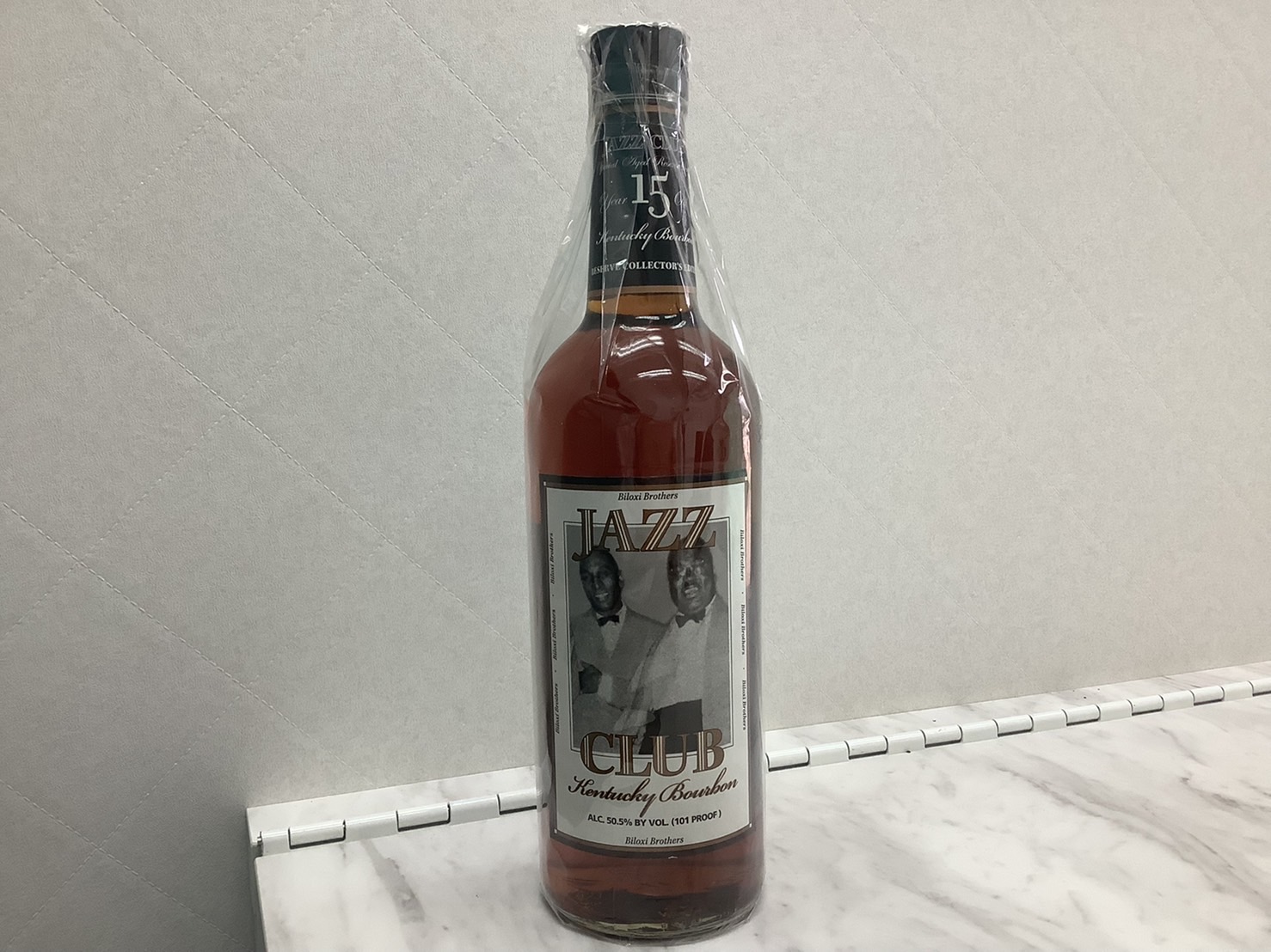 藤枝市で、ジャズクラブ 15年 バーボンウイスキー ケンタッキーバーボンをお買取りさせていただきました！