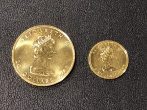 横浜市井土ヶ谷で【メープルリーフ金貨】の高価買取！リサイクルショップ買取おりづる横浜弘明寺店へ！
