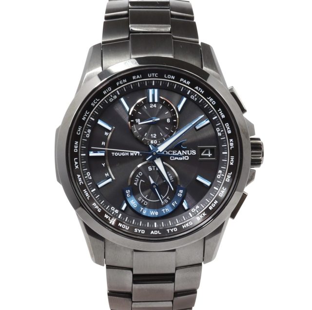カシオ オシアナス OCW-T2500 デイト クロノグラフ ブランド時計