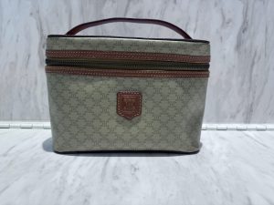 セリーヌ ブランド品 マカダム柄 バニティバッグ