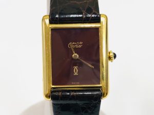 カルティエ 時計 ブランド品 マストタンク ヴェルメイユ