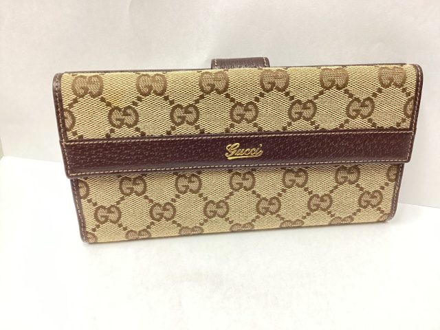 GUCCI グッチ　GGキャンパス　長財布　財布