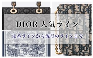 DIOR定番ラインから流行のラインまで