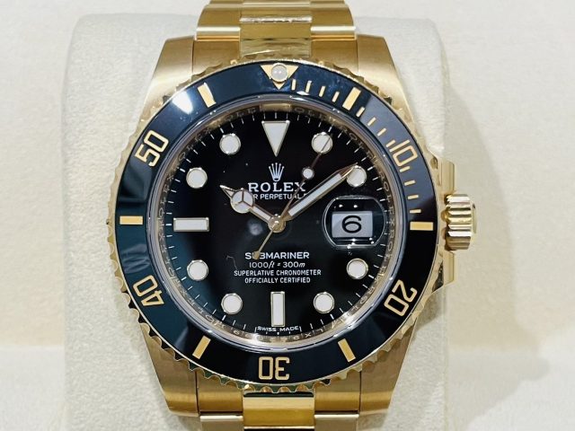 ROLEXロレックスサブマリーナ116618LN金無垢