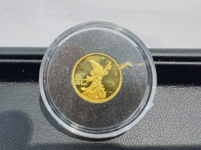 金 貴金属 K24 インゴット ディズニー金貨 1/10oz