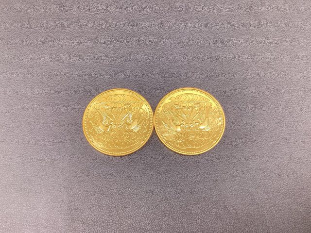 貴金属 金 K24 純金 金貨 即位