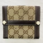 GUCCI GGキャンバス 二つ折り財布