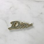 Dior ロゴ ラインストーン バッグチャーム