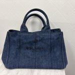 PRADA カナパ デニム トートバッグ