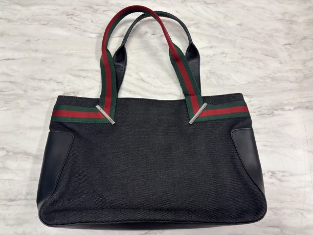 GUCCI シェリーライン デニム トートバッグ 73983・002058