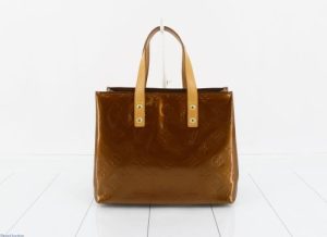 ルイヴィトン　M91146　ＬＶ　ヴェルニ　リードＰＭ　ブロンズ　ハンドバッグ