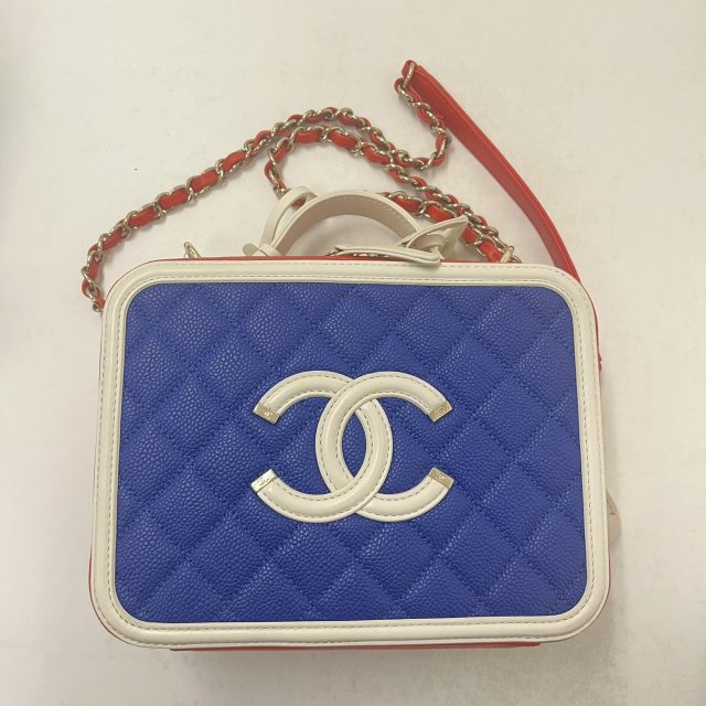 CHANEL シャネル CCフィリグリー 2WAY バニティバッグ ショルダーバッグ A93343