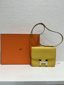 エルメス HERMES コンスタンスミニ シェーブル  リモンチェッロ