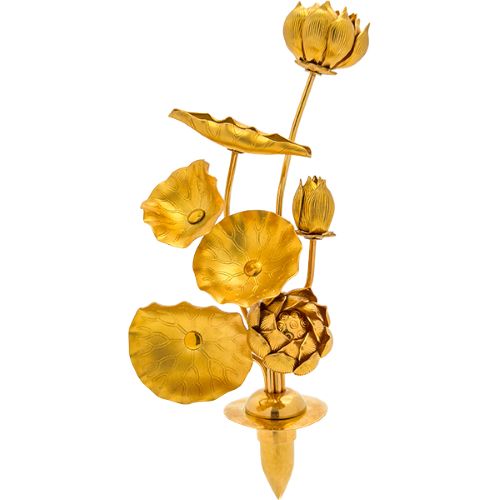 仏具 造花 K18 金 貴金属