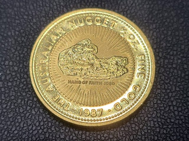 ナゲット金貨 1/2oz K24 24金