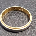 金 貴金属 18金 K18 Pt900 コンビ リング 指輪