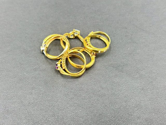 貴金属 K18 ダイヤモンド リング ジュエリー ゴールド