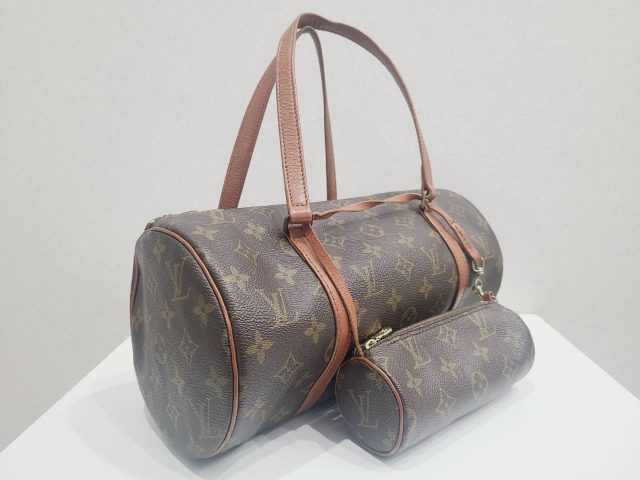 LV モノグラム パピヨン M51365 ハンドバッグ ポーチ付き