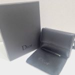 ディオール 三つ折り財布 レザー