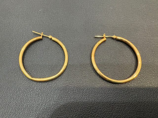 金 K18 ピアス 貴金属