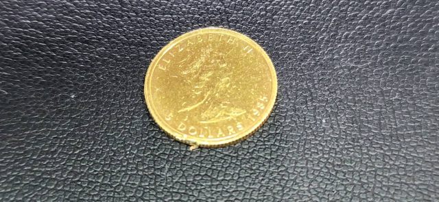24金　K24　メイプルリーフ金貨　1/10オンス