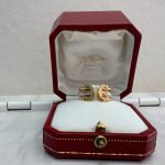 カルティエ　７５０　Ｋ１８　２Ｃ　モチーフ　指輪