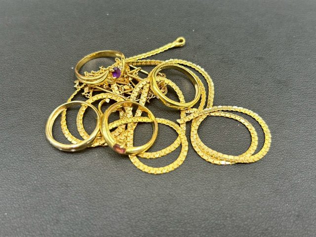 貴金属 金 K18 ネックレス リング ジュエリー
