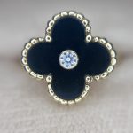 V&A ヴァンクリーフ&アーベル アルハンブラ オニキス 750 1PD ダイヤモンド