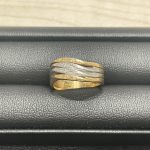 K18/Pt900 コンビリング md付