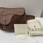 GUCCI オールドグッチ サドル ショルダーバッグ