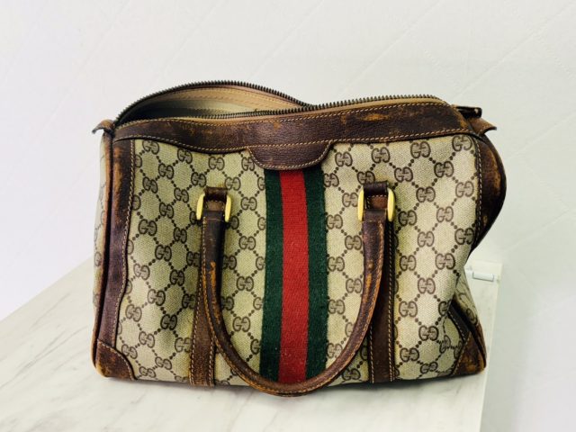 GUCCI シェリーライン ボストンバッグ