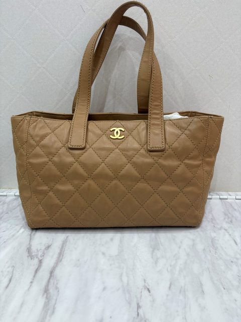 シャネル ワイルドステッチ トートバッグ