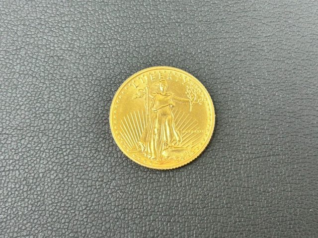 貴金属 金貨 K22 イーグル金貨 1/4oz