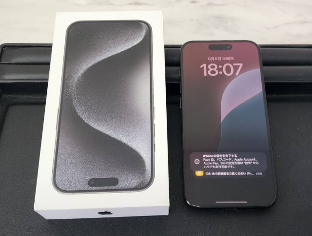 iPhone 15 pro 128GB ブラックチタニウム