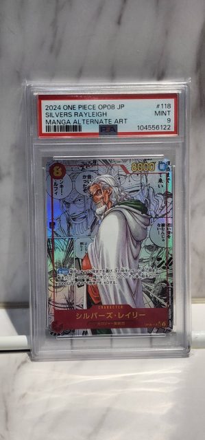 ワンピースカード シルバーズ・レイリー OP08-118 PSA9