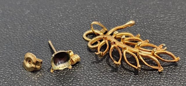 K18 18金 ピアス/ネックレストップ