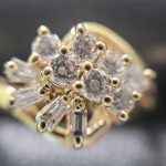 金 貴金属 18金 ダイヤ リング