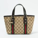 GUCCI グッチ GGキャンバス シェリーライン トートバッグ 137396
