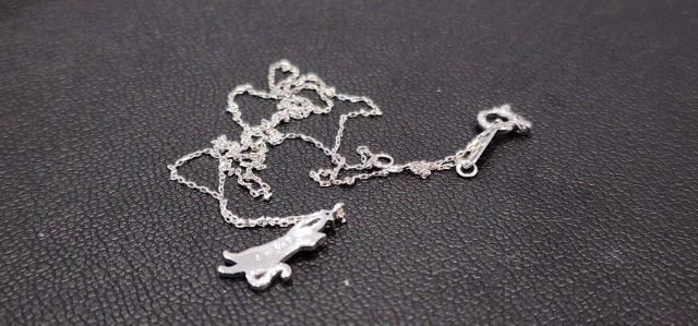 K10WG　10金ホワイトゴールド　ネックレス