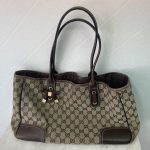 GUCCI GGキャンバス ハンドバッグ