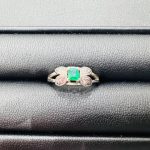 アクセサリー 指輪 リング Pt900 エメラルド