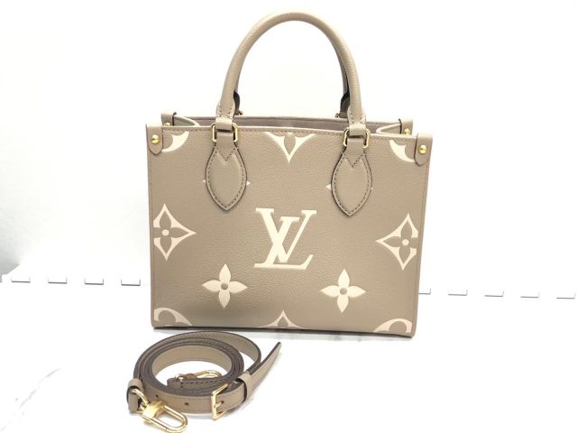 LOUIS VUITTON オンザゴーPM トートバッグ モノグラム アンプラント