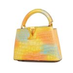 ルイヴィトン　Louis Vuitton　カプシーヌ MINI N82363 ハンドバッグ クロコダイル レインボー