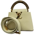 Louis Vuitton　ルイヴィトン N98477 カプシーヌMINI ハンドバッグ トリヨンレザー/パイソン
