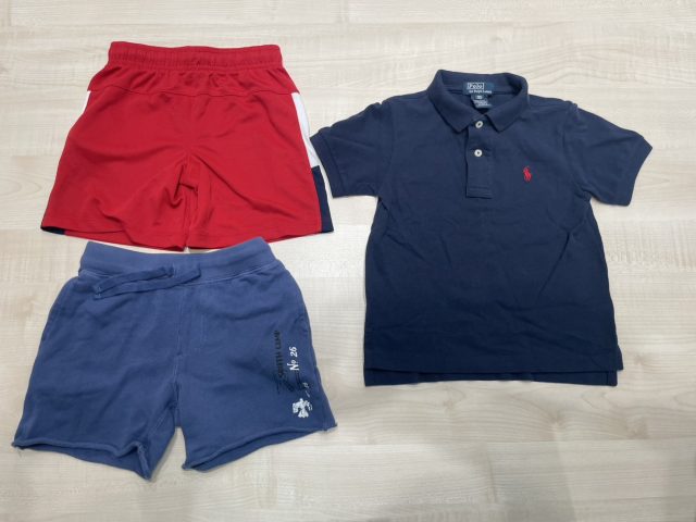 POLO RALPHLAUREN 子供服 ポロシャツ、ハーフパンツ