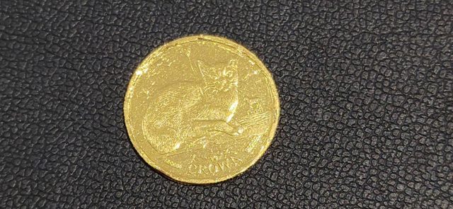 海外金貨 マン島キャット金貨 1/10オンス