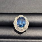 pt900 サファイア　ダイヤモンド　指輪　リング　アクセサリー