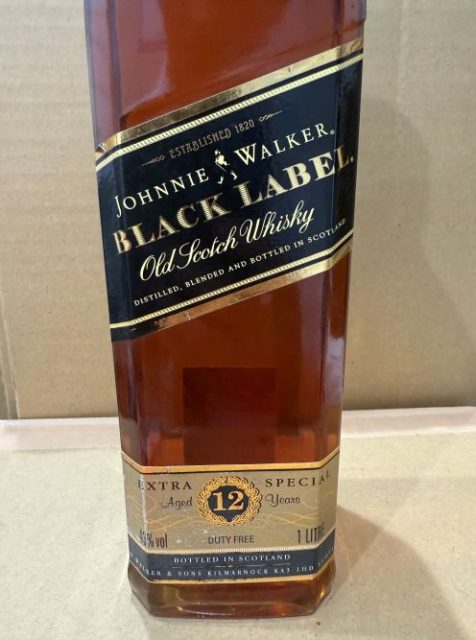 ブラックラベル12年　お酒　ウイスキー